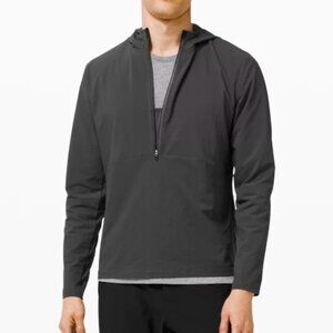 Lululemon Men's Dark Grey Fuel the Track 1/2 Zip